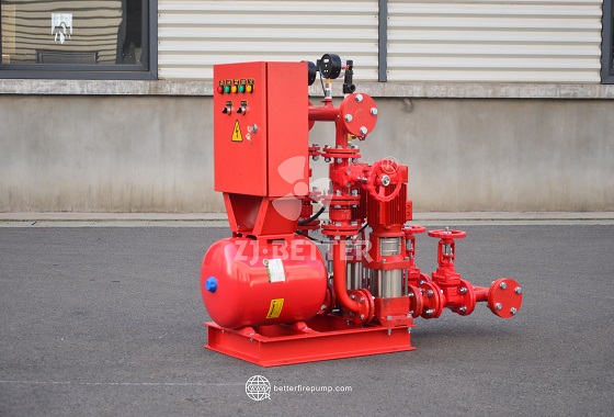 Compact Fire Pressure Supply Unit with Automatic Pressure Detection and Replenishment