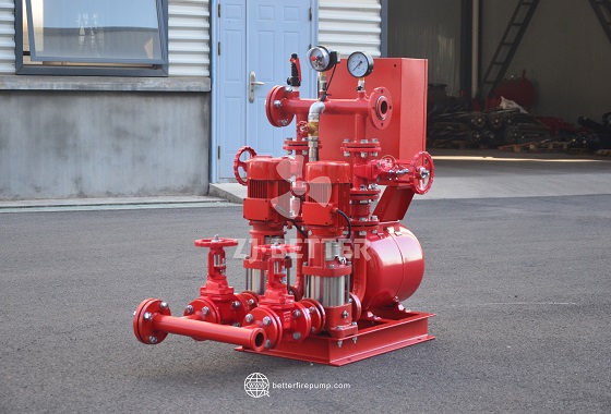 Compact Fire Pressure Supply Unit with Automatic Pressure Detection and Replenishment