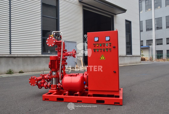 Fire Pump Pressure Stabilizing Package with Pressure Tank and Jockey Pump