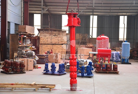 Long Shaft Fire Pump Equipment for Port and Harbor Fire Protection Projects