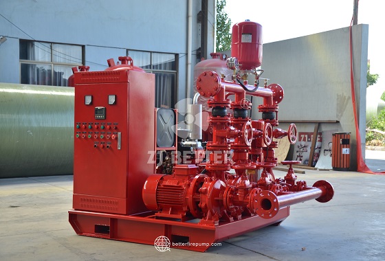 Complete Electric Fire Water Pump Package with Power and Automatic Control Integration