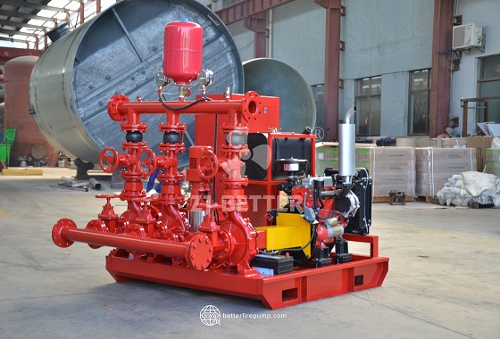 Complete Electric Fire Water Pump Package with Power and Automatic Control Integration