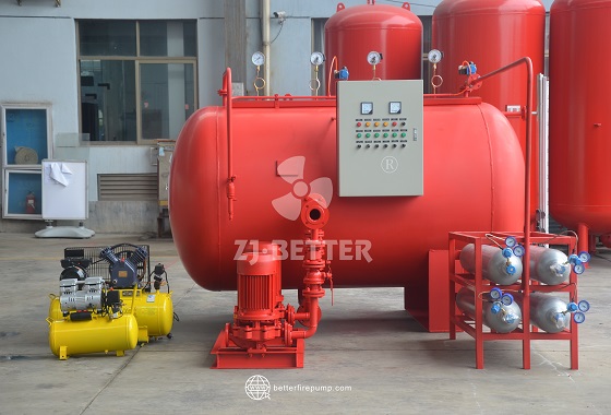 Fire Pneumatic Pressure Stabilizing Water Supply Equipment with Pressure Tank and Jockey Pump