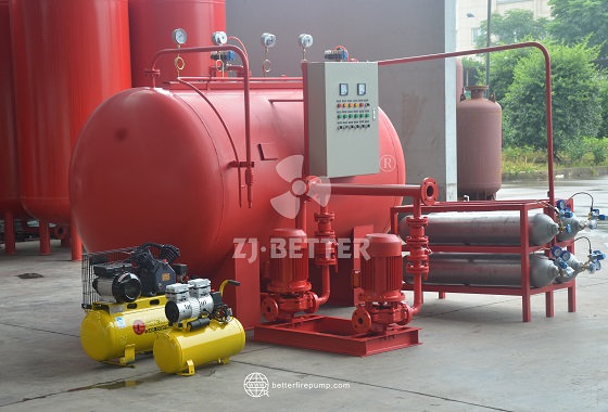 Fire Pneumatic Pressure Stabilizing Water Supply Equipment with Pressure Tank and Jockey Pump