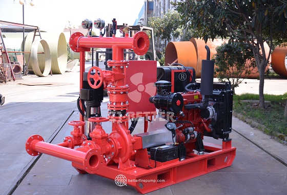 Diesel Engine Fire Water Pump Set with High-Torque Power for High-Flow Fire Water Supply
