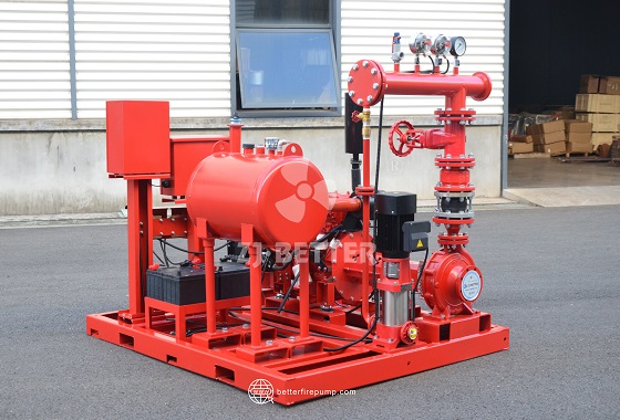 Diesel Fire Pump Set with Independent Power and Pressure Control for Reliable Fire Water Supply