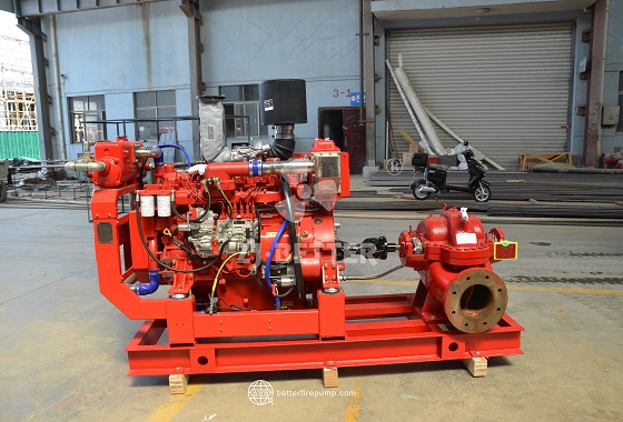 High-Performance Diesel Fire Pump Equipment with Matched Engine and Fire Pump