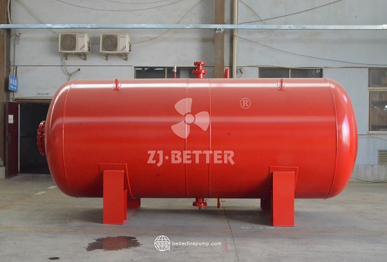 Horizontal Fire Pressure Tanks Provide Stable Pressure Storage for Fire Water Supply Systems
