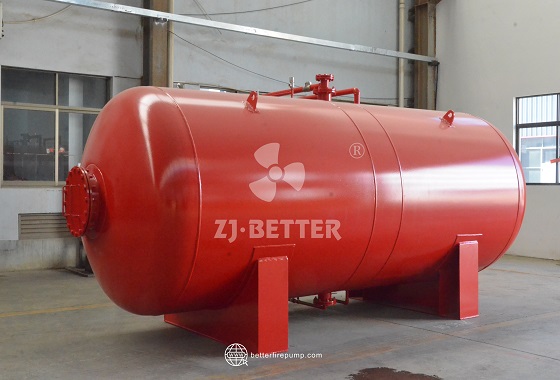 Horizontal Fire Pressure Tanks Provide Stable Pressure Storage for Fire Water Supply Systems