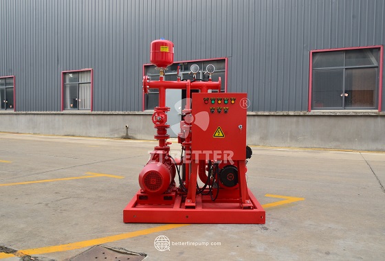 Fire Pressure Maintenance Pump Sets Respond to Pipeline Pressure Changes Through Automatic Start and Stop