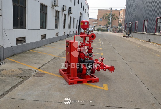 Fire Pressure Maintenance Pump Sets Respond to Pipeline Pressure Changes Through Automatic Start and Stop