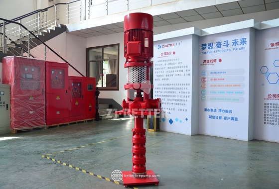 Deep Well Fire Pumps Use Long Shaft Structures for Submerged Water Intake and Surface Drive