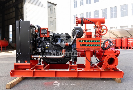 Diesel Driven Fire Pump with Automatic Control for Improved Emergency Starting