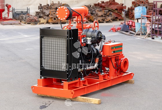 Diesel Driven Fire Pump with Automatic Control for Improved Emergency Starting