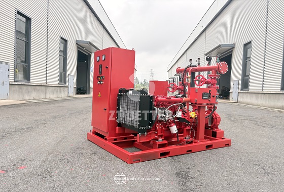 High-Efficiency Diesel Fire Pump Units for Continuous Emergency Water Supply