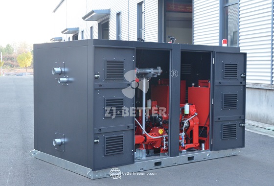 Industrial Containerized Fire Pump Set – Compact Integrated Equipment for Factories and Large Facilities