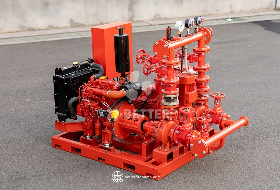 Diesel Fire Pump Sets Use Automatic Control for Main and Jockey Pump Coordination