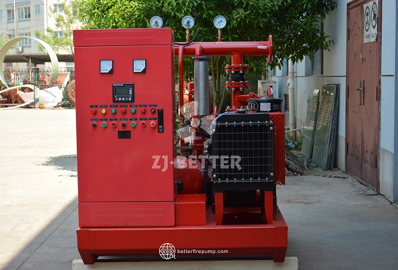 Diesel-Driven Fire Pump System with Flexible Parameter Configuration for Different Projects