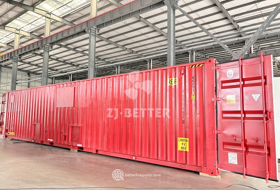 Large Containerized Fire Water Supply System – Multi-Equipment Integration for Stable Fire Water Delivery