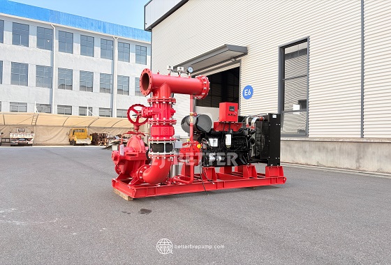 Skid-Mounted Diesel Fire Pump Equipment – Centralized Pump and Piping Layout for Easier Project Deployment
