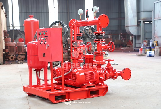 Electric Fire Pump Set with Automatic Pressure Regulation for Improved Fire System Operation