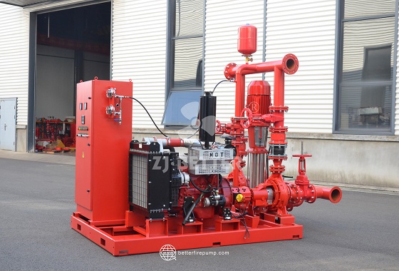 Diesel Fire Pump Set Adapts to Different Fire Water Flow and Pressure Requirements