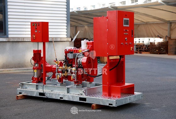 Compact Diesel Fire Pump Equipment for Various Fixed Fire Water Supply Systems