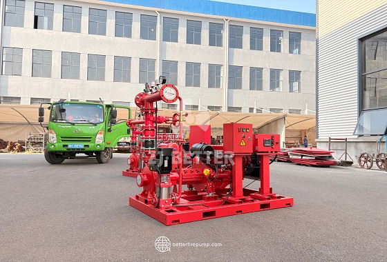 Industrial Diesel Fire Pump Set – Integrated Pressure Monitoring and Automatic Control Design