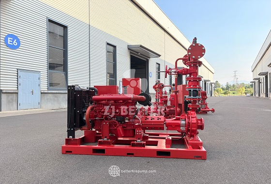 Industrial Diesel Fire Pump Set – Integrated Pressure Monitoring and Automatic Control Design