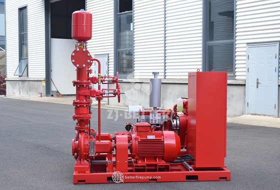 Diesel Fire Pump Set – Automatic Control with Pressure Monitoring for Improved Operation Management