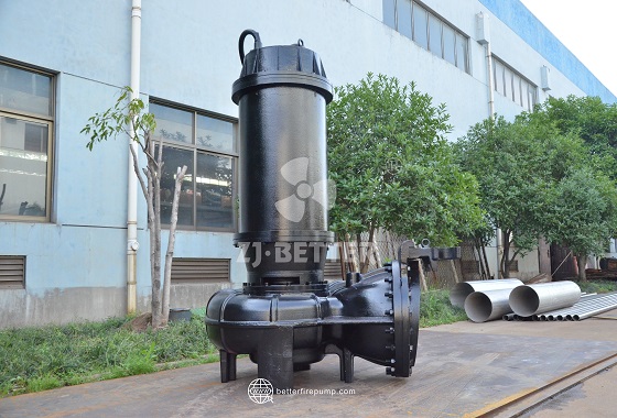 High-Flow Submersible Fire Pump – Optimized Inlet and Outlet Design for Fire Water Supply Systems