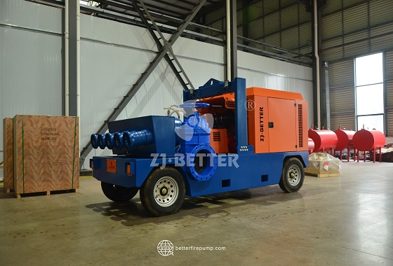 Trailer-Mounted Pump Unit with Protective Enclosure for Challenging Outdoor Operations
