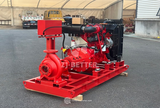 Modular Diesel Fire Pump Set – Integrated Pump, Engine and Control Equipment for Project Requirements