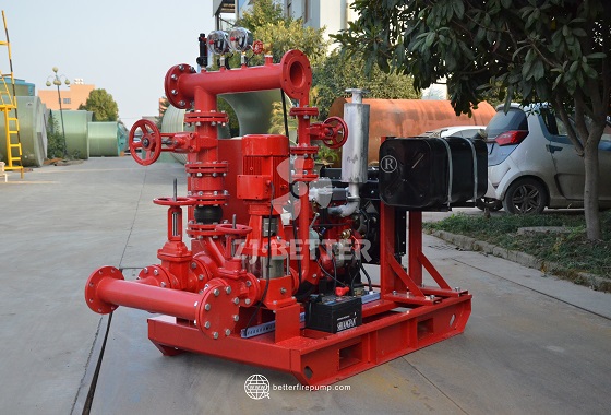 Packaged Diesel Fire Water Supply Equipment – Centralized Pump, Valve and Control Configuration