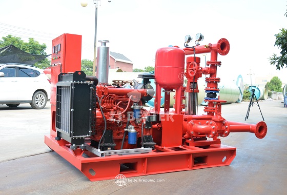 Diesel Fire Pump Set with Pressure Tank – Supporting Stable Fire Pipeline Pressure