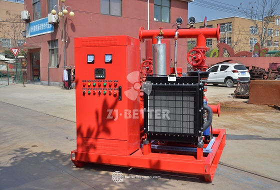 High-Performance Diesel Fire Pump Set – Coordinated Matching of Engine Power and Pump Performance