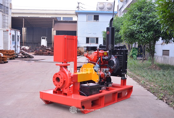 Packaged Diesel Fire Pump Unit — Compact Integration of Power, Pumping and Control Components