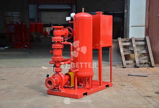 Electric Fire Pump Unit — Vertical Pump Configuration for Efficient Space Utilization