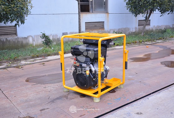 Lightweight Portable Fire Pump — Direct-Coupled Engine and Pump for Field Mobility